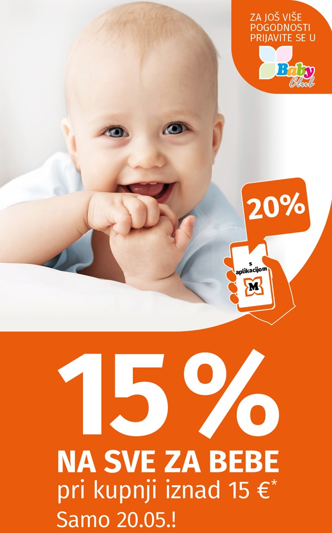 Muller akcija -15% za bebe svibanj