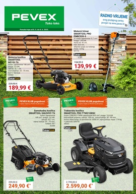 Pevex katalog kosilice