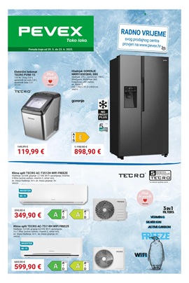 Pevex katalog Rashladni uređaji i bazeni