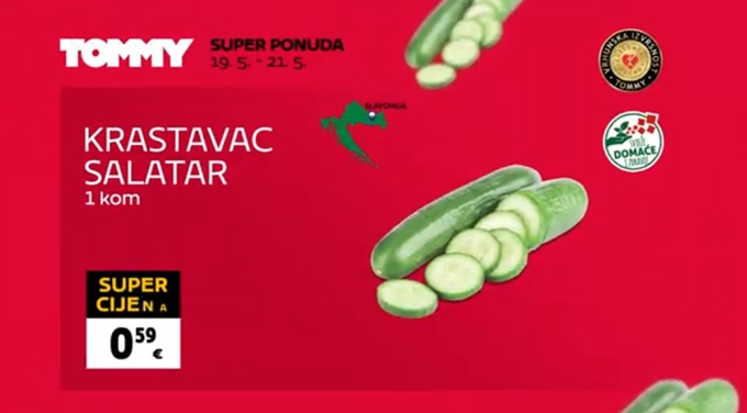 Tommy akcija krastavac