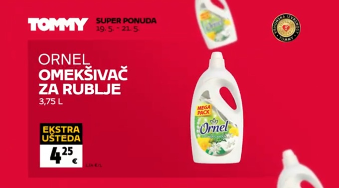Tommy akcija omekšivač