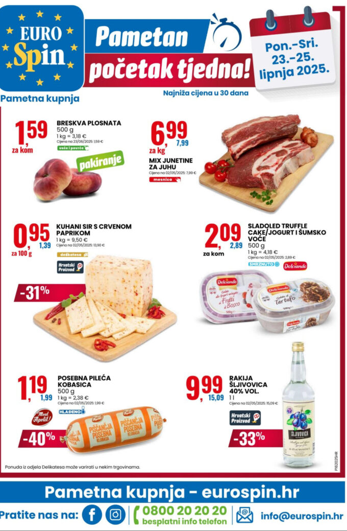 Eurospin akcija za početak tjedna