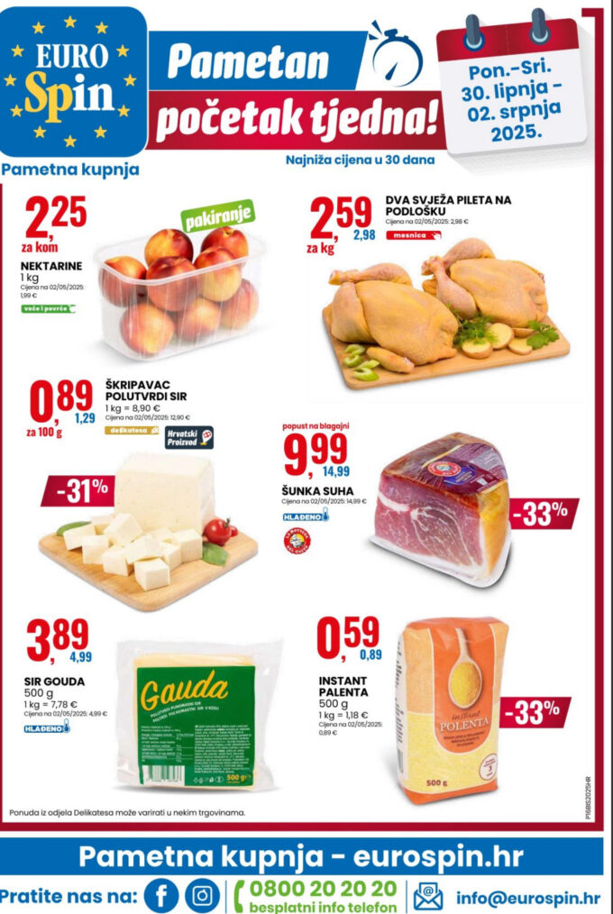 Eurospin akcija za početak tjedna