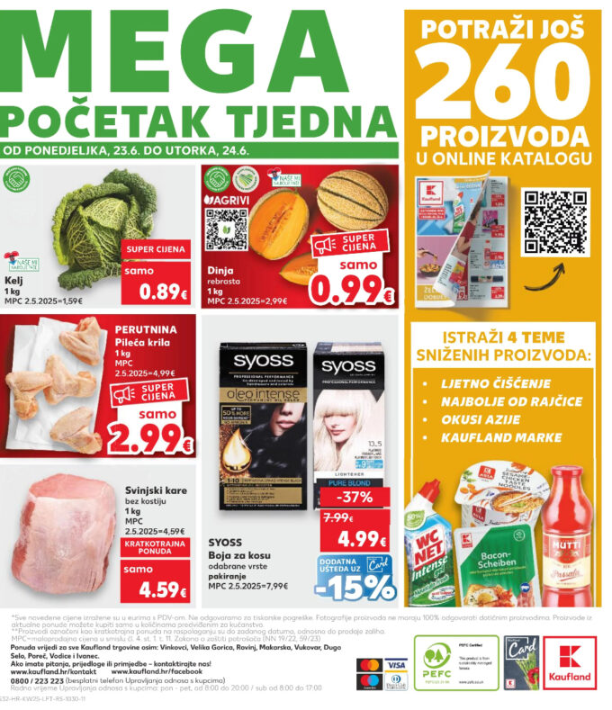 Kaufland akcija za početak tjedna
