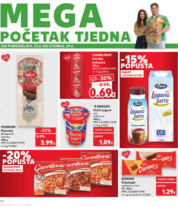 Kaufland akcija za početak tjedna