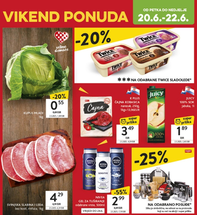 Konzum vikend akcija