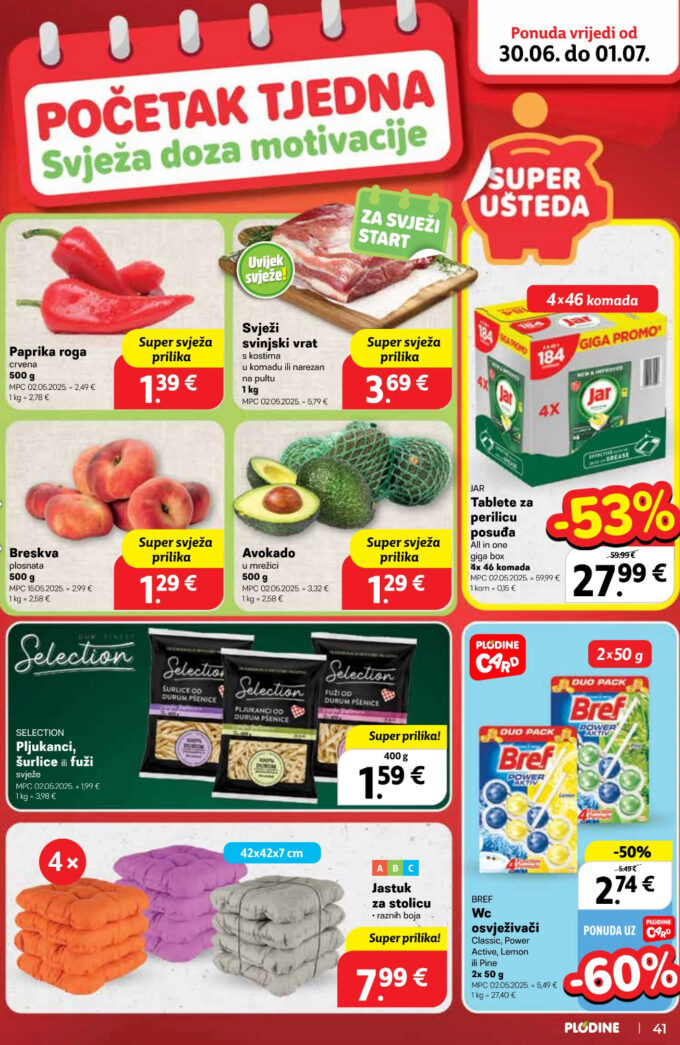 Plodine akcija za početak tjedna