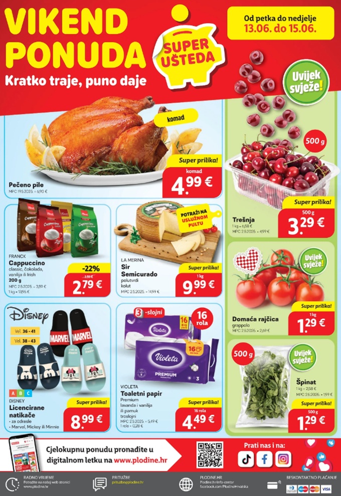 Plodine vikend akcija