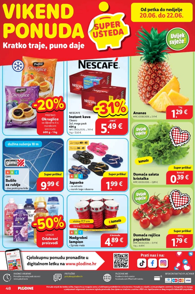 Plodine vikend akcija