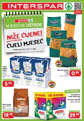 Interspar katalog Mjesečne uštede