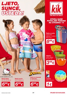 KiK kataog Ljeto, sunce, ušteda