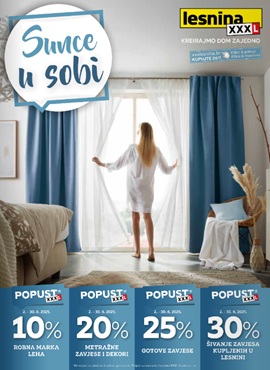 Lesnina katalog zavjese