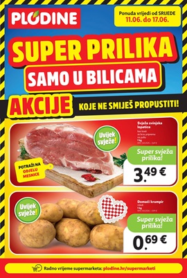 Plodine katalog Bilice Šibenik