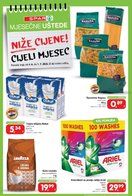 Spar katalog Mjesečne uštede