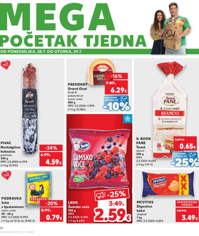 Kaufland akcija za početak tjedna