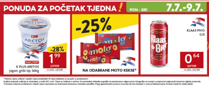 Konzum akcija za početak tjedna