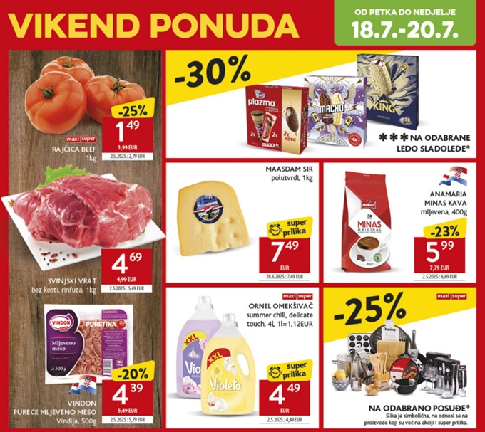 Konzum vikend akcija