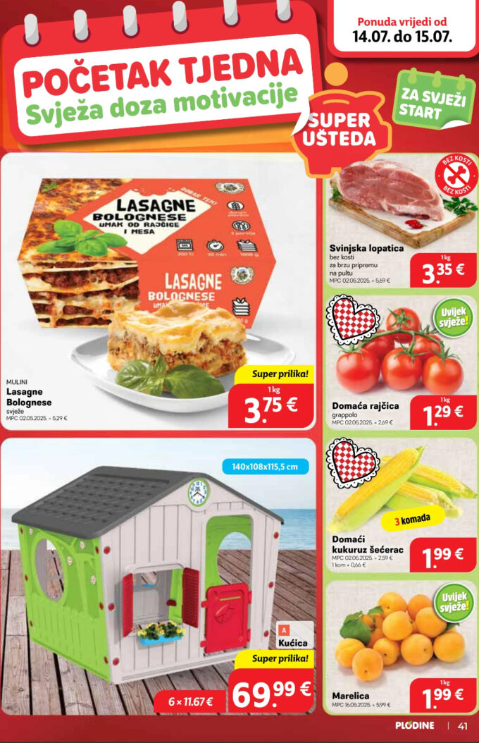 Plodine akcija za početak tjedna