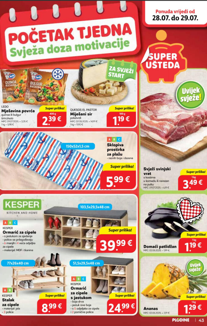 Plodine akcija za početak tjedna