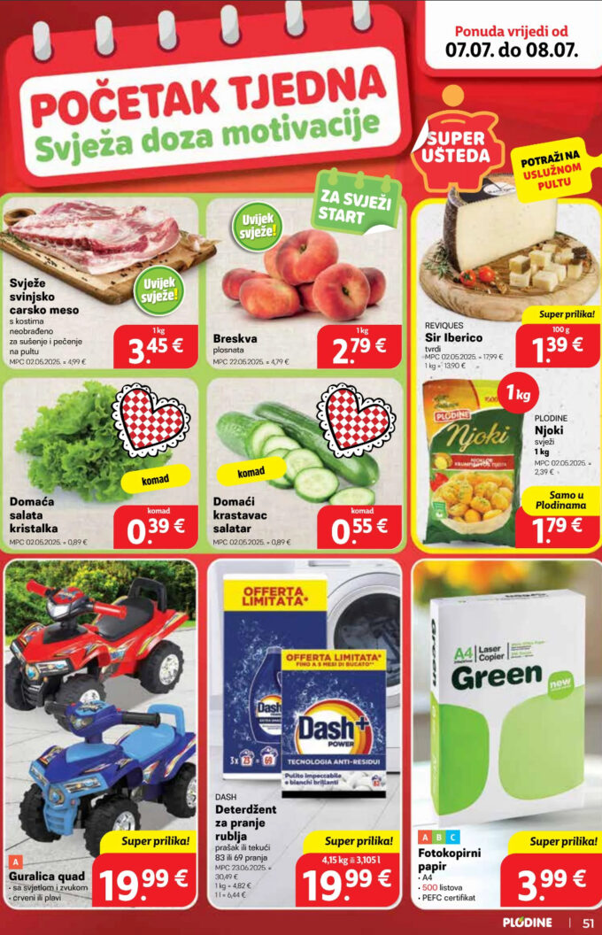 Plodine akcija za početak tjedna