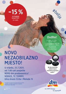 DM katalog Vodice otvorenje