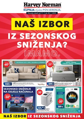 Harvey Norman katalog Sezonsko sniženje