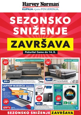 Harvey Norman katalog Sezonsko sniženje završava