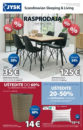 JYSK katalog Rasprodaja