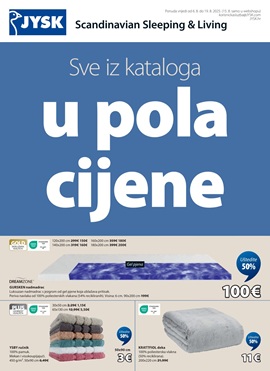 JYSK katalog Sve iz kataloga u pola cijene 
