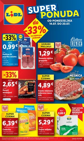 Lidl katalog prehrana
