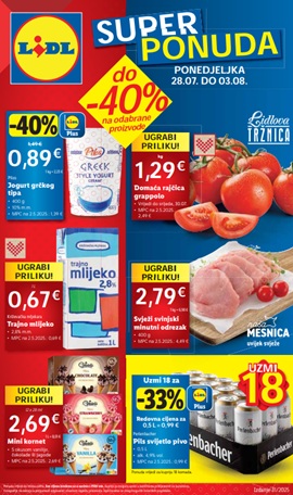 Lidl katalog prehrana