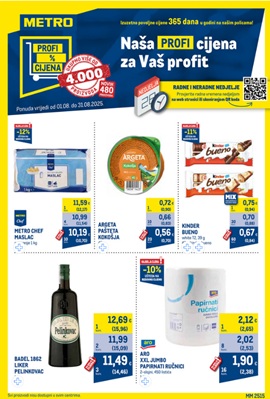 Metro katalog Profi cijena