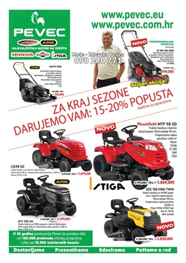 Pevec katalog