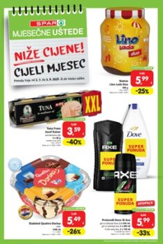 Spar katalog Mjesečne uštede