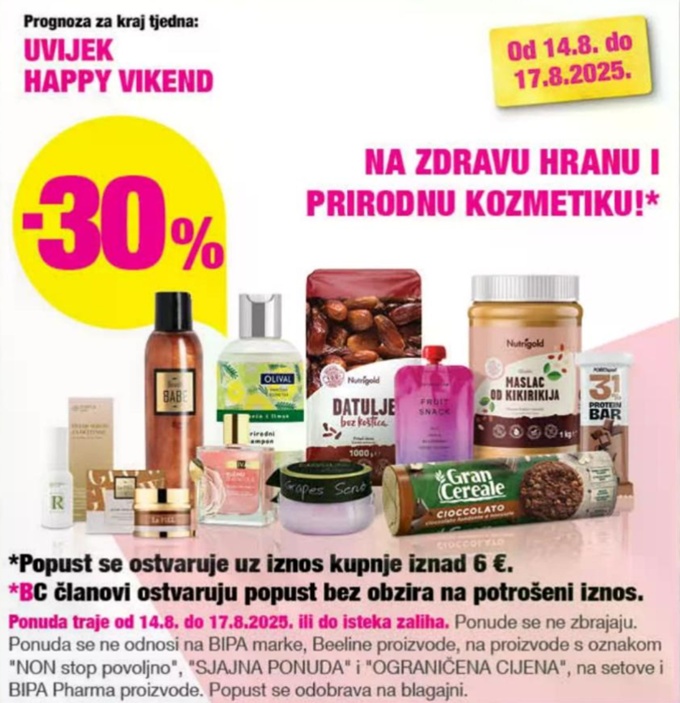 Bipa vikend akcija