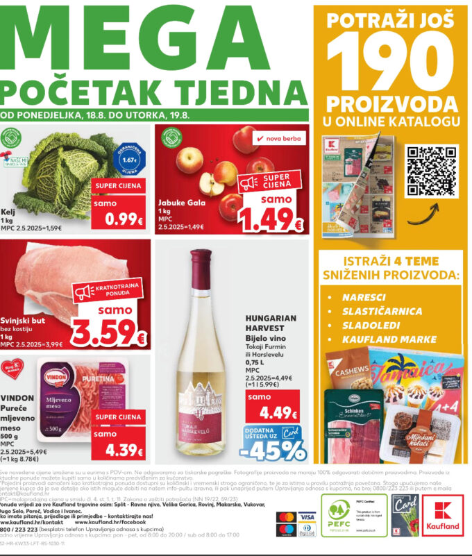 Kaufland akcija za početak tjedna