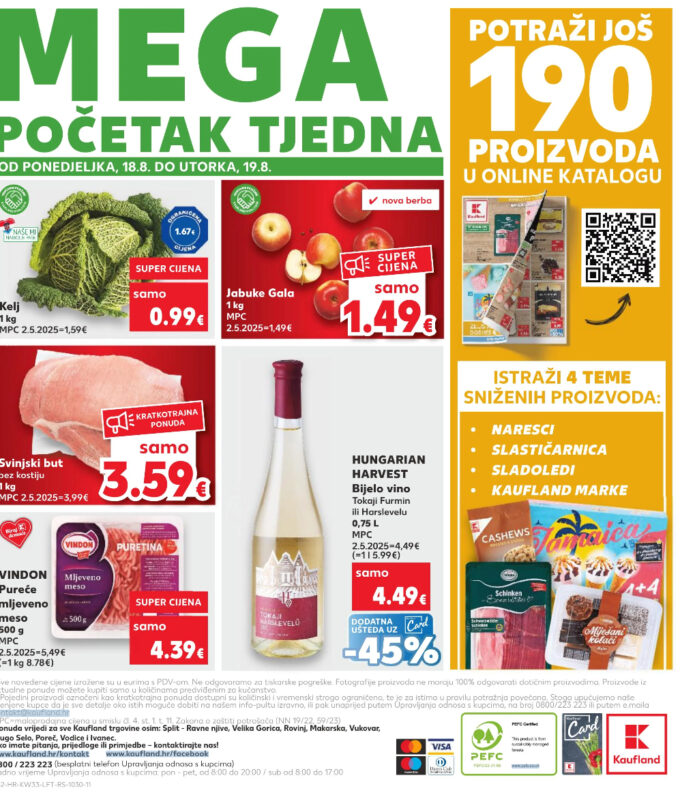 Kaufland akcija za početak tjedna