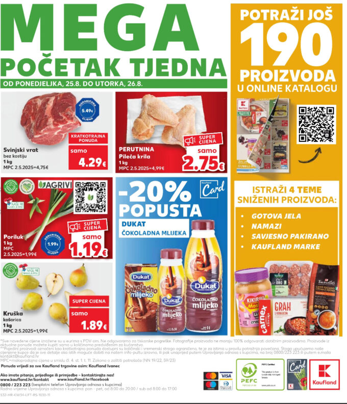 Kaufland akcija za početak tjedna
