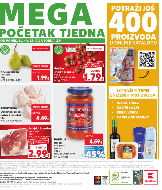 Kaufland akcija za početak tjedna
