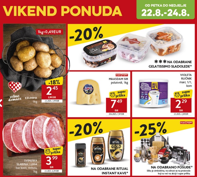 Konzum vikend akcija
