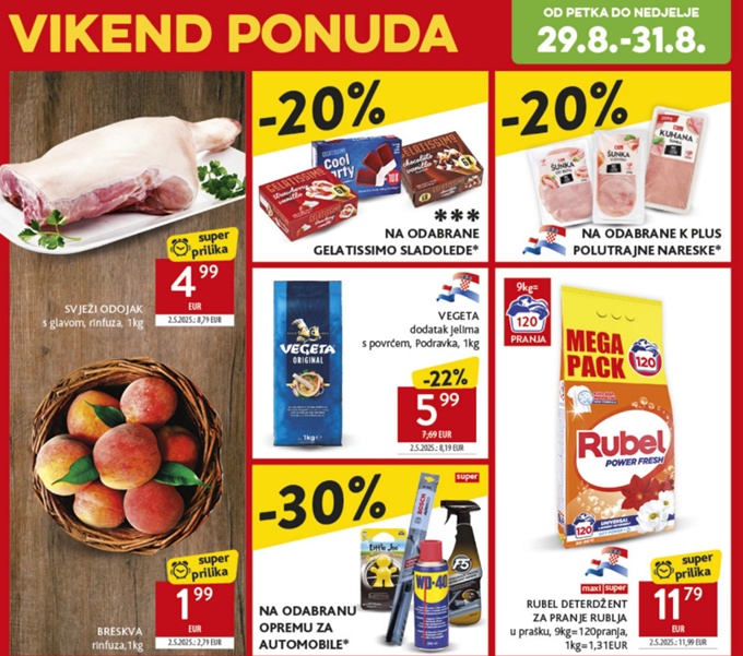 Konzum vikend akcija