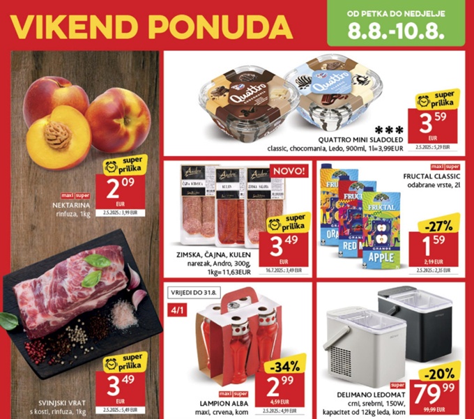 Konzum vikend akcija