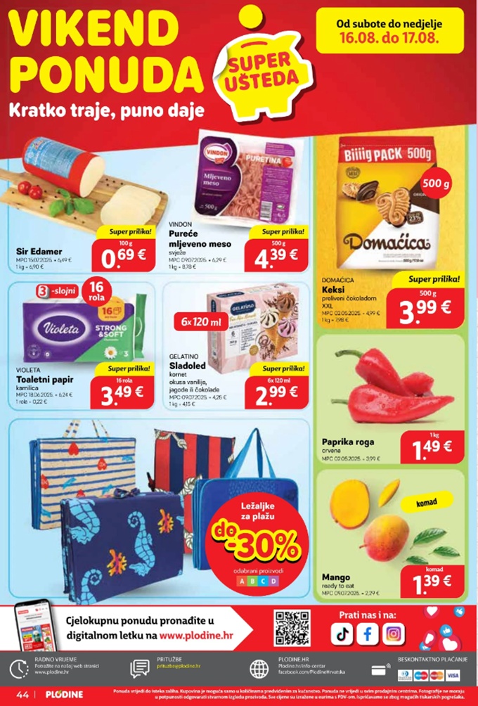 Plodine vikend akcija