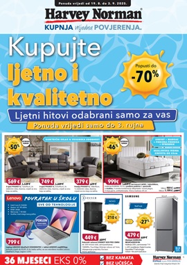 Harvey Norman katalog Ljetni hitovi do -70% popusta