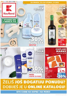 Kaufland katalog Bebe i djeca, začini i ulja
