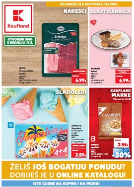 Kaufland katalog Naresci, slastičarnica, sladoledi