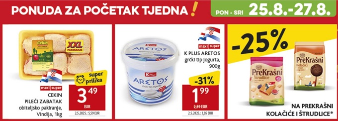 Konzum akcija za početak tjedna