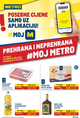Metro katalog prehrana i neprehrana
