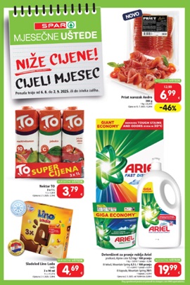 Spar katalog Mjesečne uštede