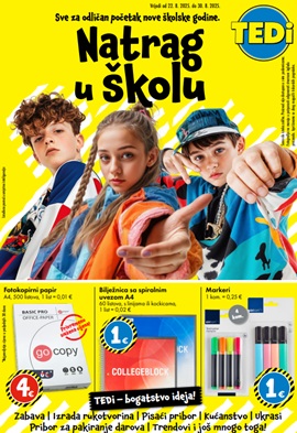 Tedi katalog Natrag u školu